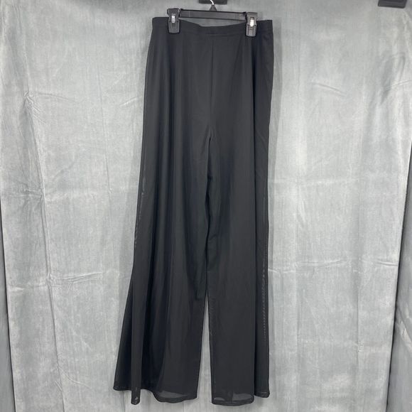 🔥6 FOR $25!🔥Flawed Tadashi - Elegant Black Wide-Leg Pants -flawed - Picture 8 of 9